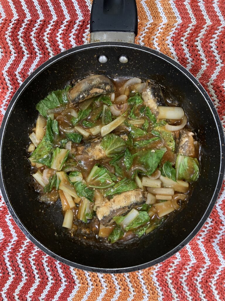 Simple Canned Sardines With Bok Choy Recipe - 4 Easy Steps
